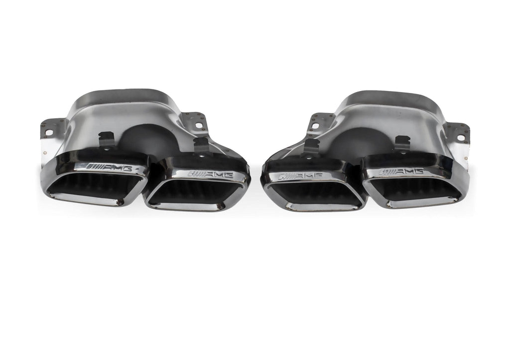 CMST - MERCEDES BENZ C300 C43 C63 CLA45 CLA35 CLA250 CARBON FIBRE EXHAUAST TIPS