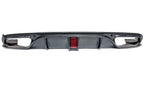CMST - MERCEDES BENZ C63 SEDAN / COUPE W205 CARBON FIBRE REAR DIFFUSER WITH BRAKE LIGHT