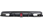 CMST - MERCEDES BENZ C63 SEDAN / COUPE W205 CARBON FIBRE REAR DIFFUSER WITH BRAKE LIGHT