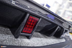 CMST - MERCEDES BENZ C63 SEDAN / COUPE W205 CARBON FIBRE REAR DIFFUSER WITH BRAKE LIGHT