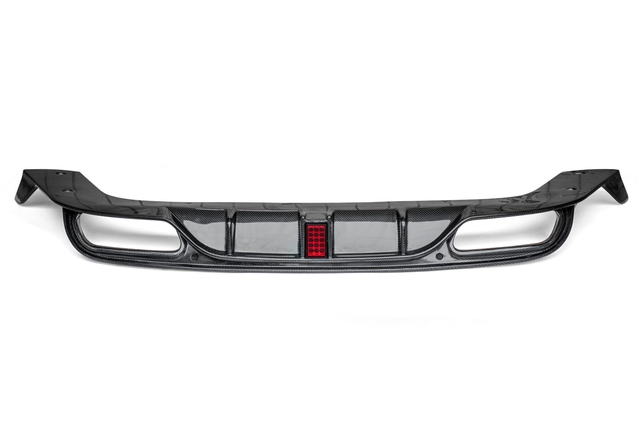 CMST - MERCEDES BENZ C63 SEDAN / COUPE W205 CARBON FIBRE REAR DIFFUSER WITH BRAKE LIGHT