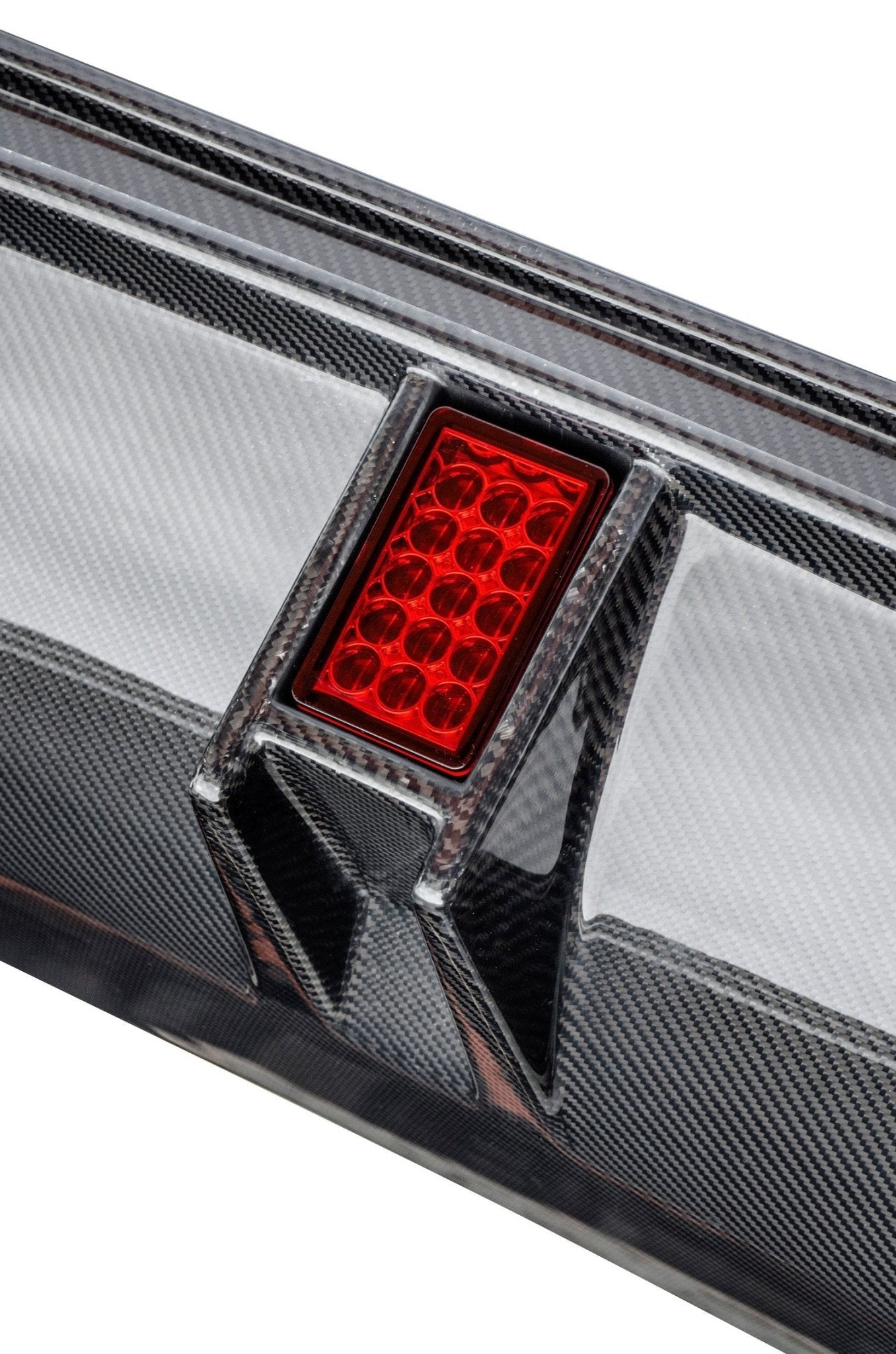 CMST - MERCEDES BENZ C63 SEDAN / COUPE W205 CARBON FIBRE REAR DIFFUSER WITH BRAKE LIGHT