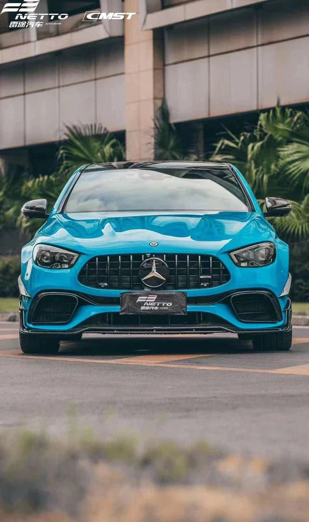 CMST - MERCEDES BENZ E63 W213 2021+ CARBON FIBRE FRONT LIP SPLITTER