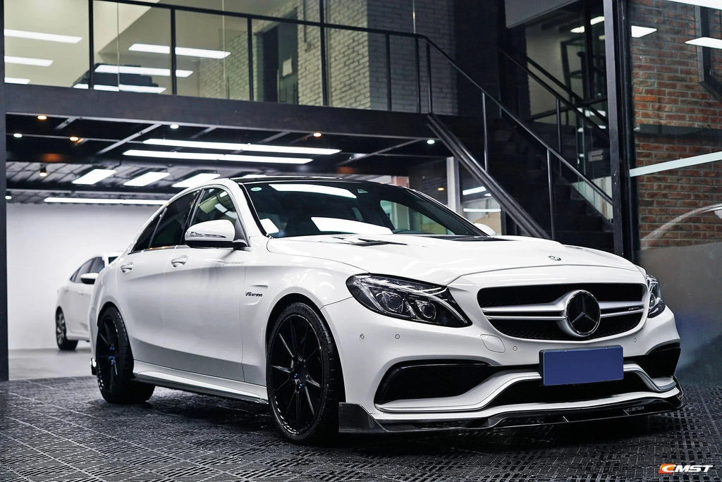 CMST - MERCEDES BENZ W205 C63 C63S CARBON FIBRE FRONT LIP