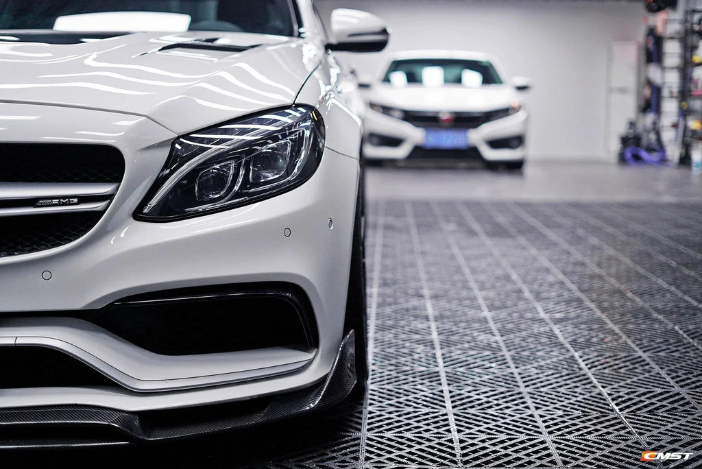 CMST - MERCEDES BENZ W205 C63 C63S CARBON FIBRE FRONT LIP