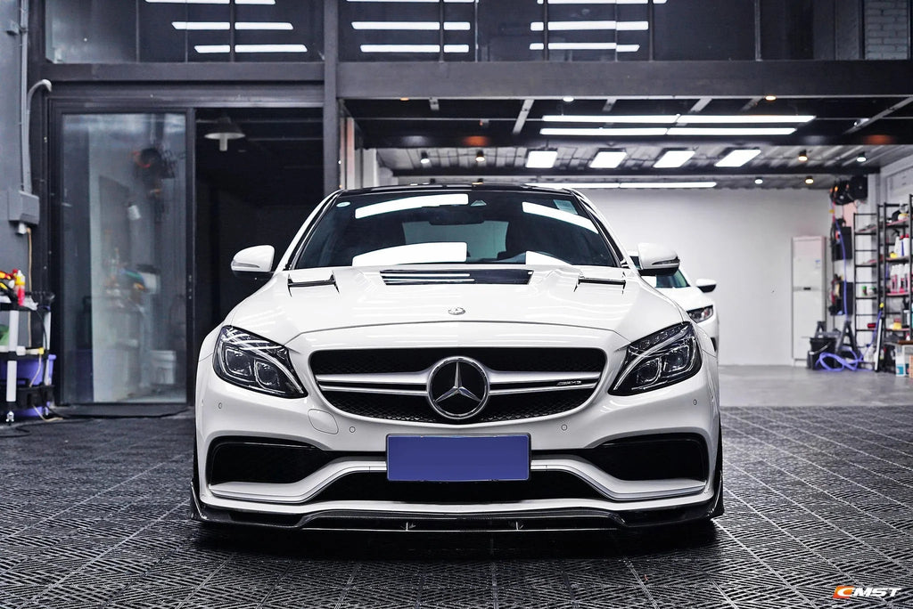 CMST - MERCEDES BENZ W205 C63 C63S CARBON FIBRE FRONT LIP