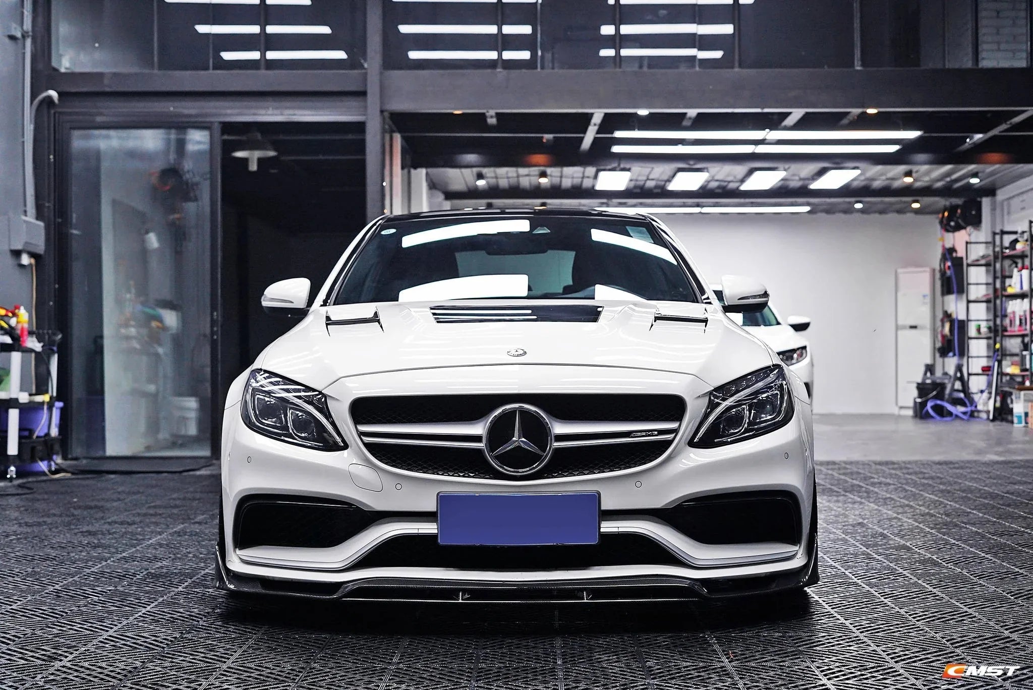 CMST - MERCEDES BENZ W205 C63 C63S CARBON FIBRE FRONT LIP