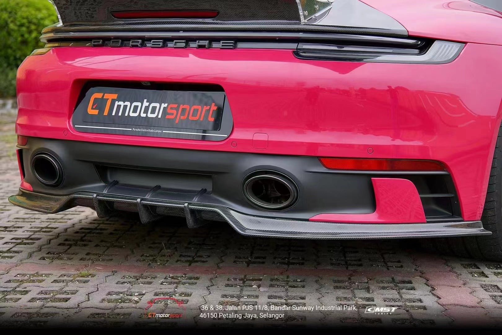 CMST - PORSCHE 911 992 2020+ CARBON FIBRE REAR DIFFUSER