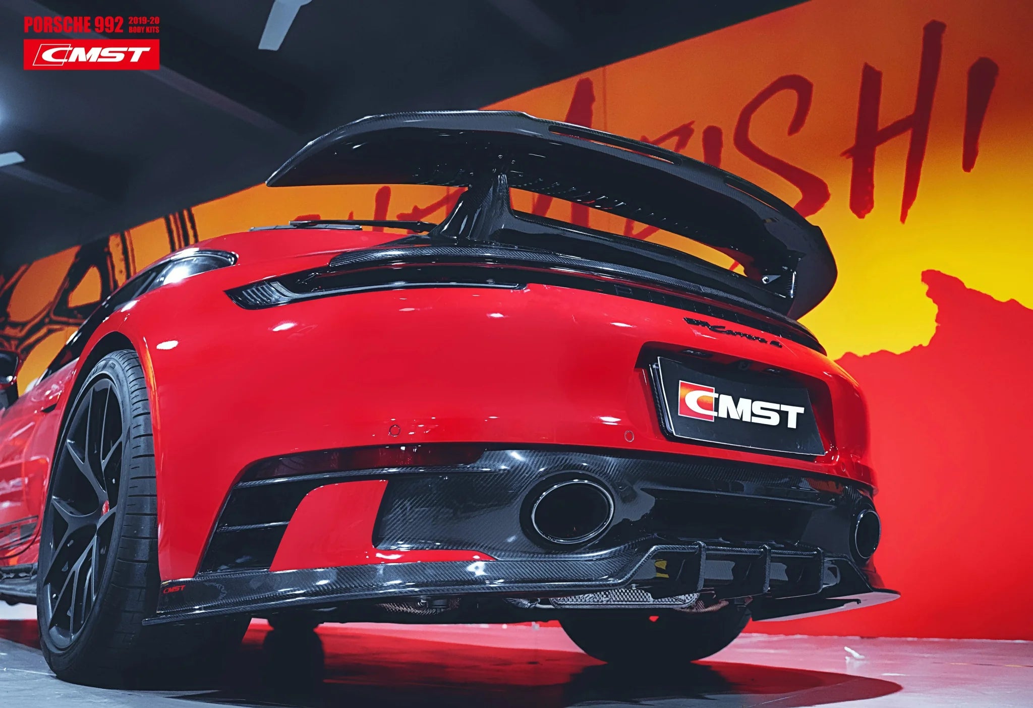 CMST - PORSCHE 911 992 2020+ CARBON FIBRE REAR SPOILER V2