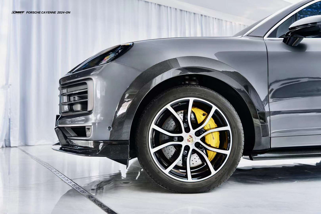 CMST - PORSCHE CAYENNE 2024+ DRY CARBON FIBRE FRONT LIP