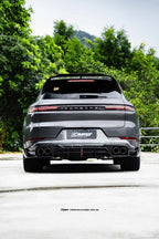CMST - PORSCHE CAYENNE 2024+ DRY CARBON FIBRE LED REAR DIFFUSER