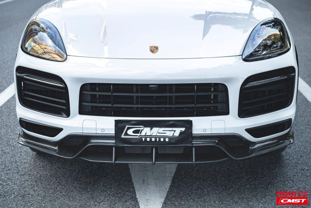 CMST - PORSCHE CAYENNE 9Y0 9Y3 CARBON FIBRE FRONT LIP