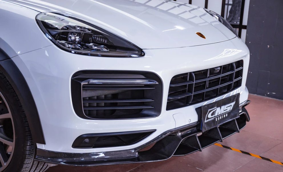 CMST - PORSCHE CAYENNE COUPE 9Y3 CARBON FIBRE FRONT LIP SPLITTER