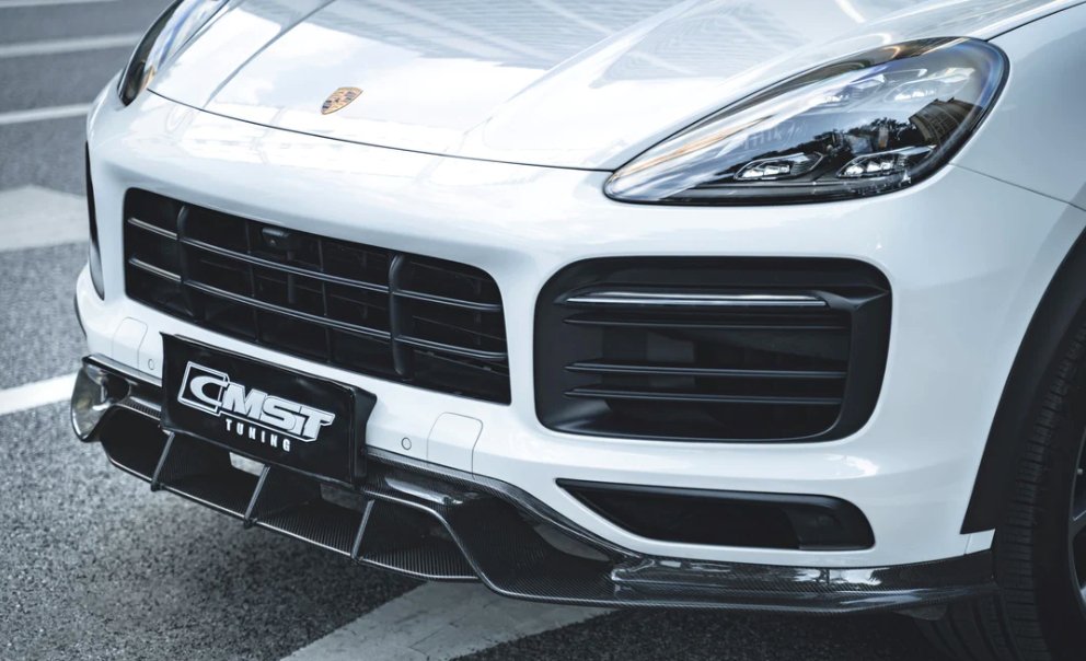CMST - PORSCHE CAYENNE COUPE 9Y3 CARBON FIBRE FRONT LIP SPLITTER