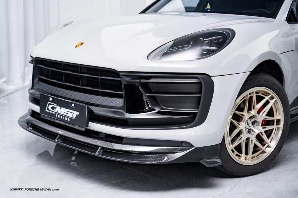 CMST - PORSCHE MACAN 2022+ DRY CARBON FIBRE FRONT LIP