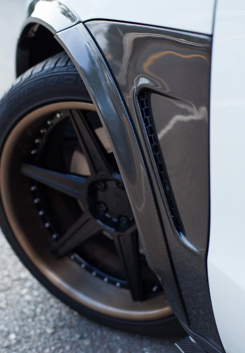 CMST - PORSCHE MACAN CARBON FIBRE FRONT FENDERS SET 2015-21