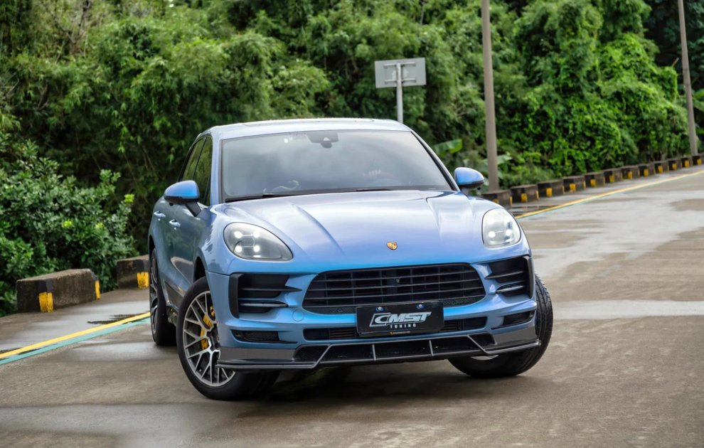 CMST - PORSCHE MACAN CARBON FIBRE FRONT LIP SPLITTER 2019-21