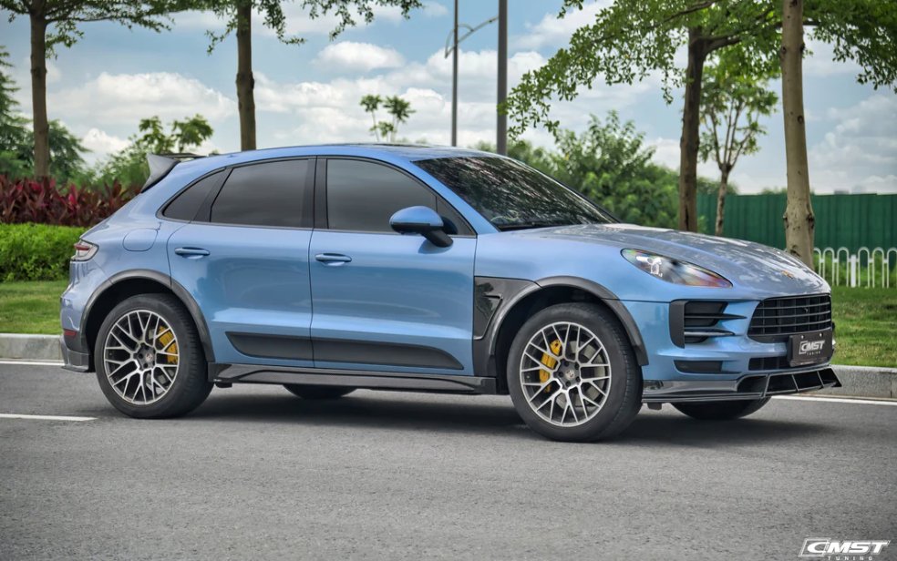 CMST - PORSCHE MACAN CARBON FIBRE FRONT LIP SPLITTER 2019-21