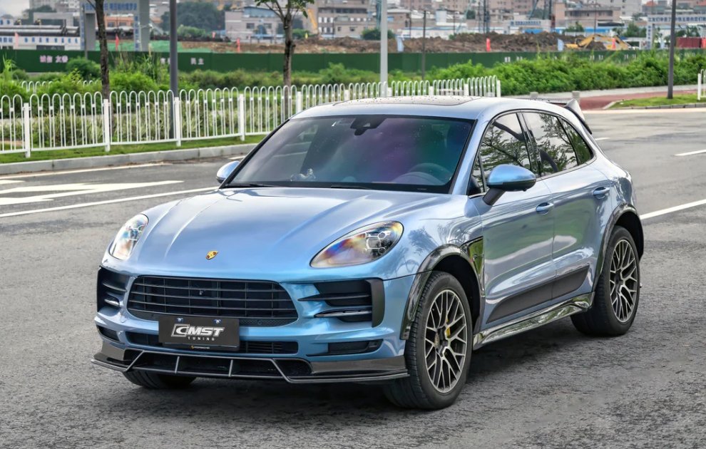 CMST - PORSCHE MACAN CARBON FIBRE FRONT LIP SPLITTER 2019-21