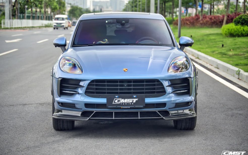 CMST - PORSCHE MACAN CARBON FIBRE FRONT LIP SPLITTER 2019-21