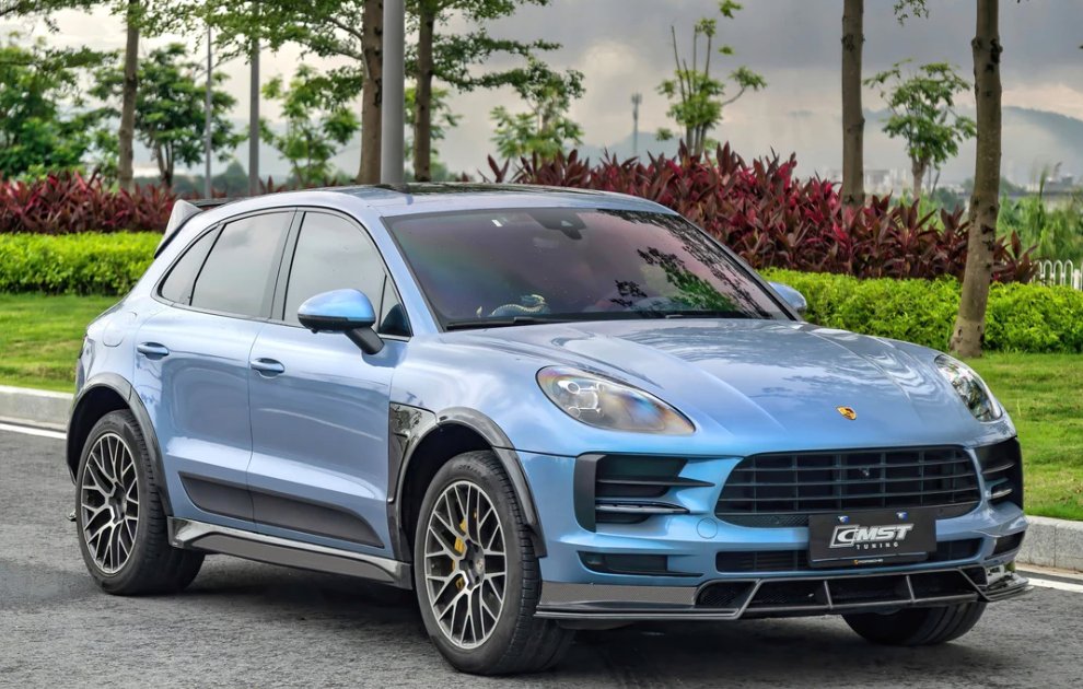CMST - PORSCHE MACAN CARBON FIBRE FRONT LIP SPLITTER 2019-21