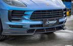 CMST - PORSCHE MACAN CARBON FIBRE FRONT LIP SPLITTER 2019-21