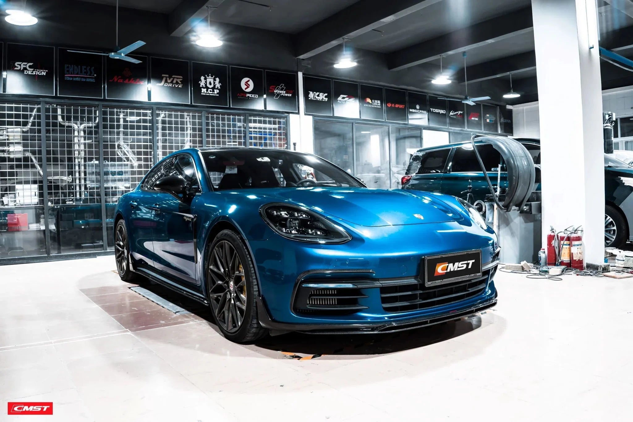 CMST - PORSCHE PANAMERA 971 / TURBO 2017-20 CARBON FIBRE FRONT LIP