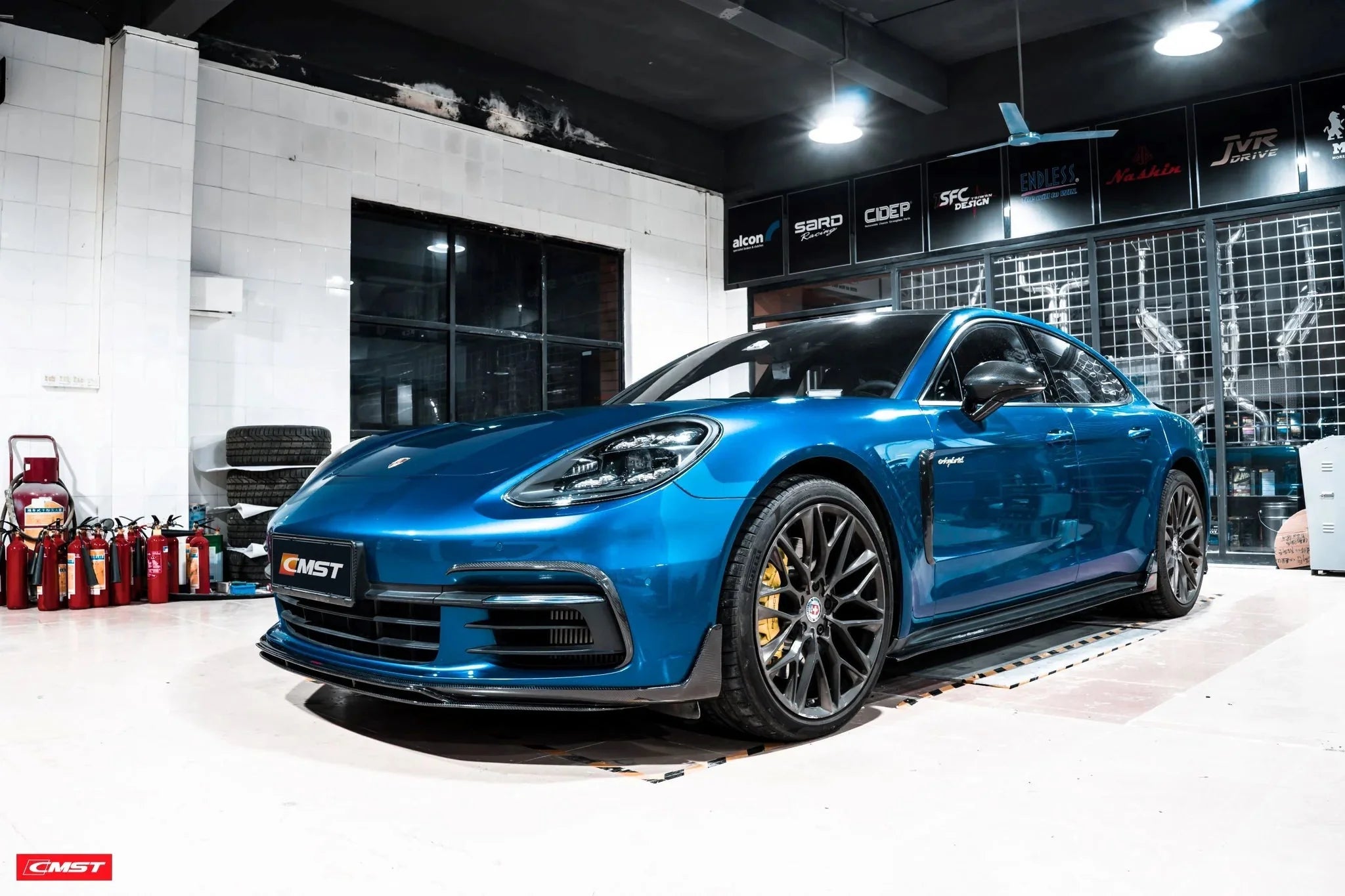 CMST - PORSCHE PANAMERA 971 / TURBO 2017-20 CARBON FIBRE FRONT LIP