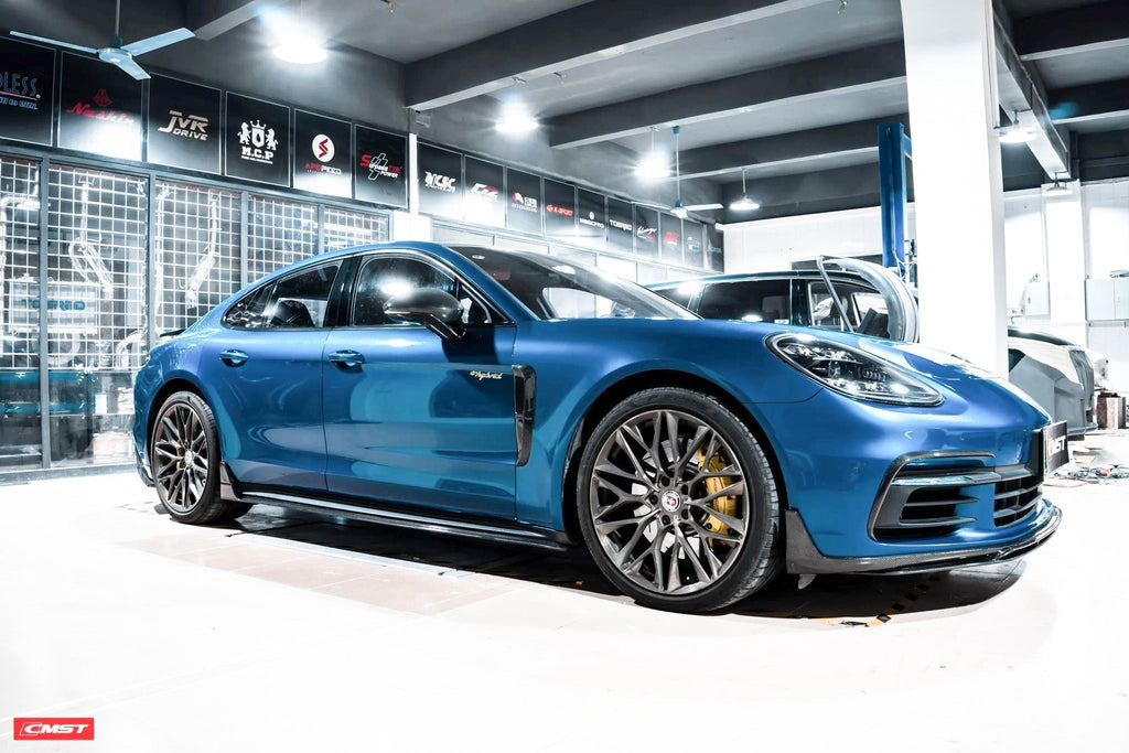 CMST -PORSCHE PANAMERA 971 / TURBO / GTS 2017+ CARBON FIBRE SIDE SKIRTS V1
