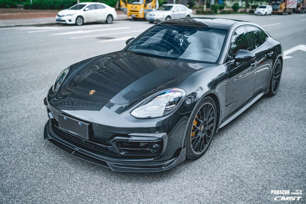 CMST - PORSCHE PANAMERA 971 / TURBO / GTS 2021-22 CARBON FIBRE FRONT LIP