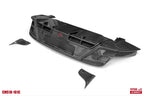 CMST - PORSCHE TAYCAN BASE / 4S DRY CARBON FIBRE REAR DIFFUSER WITH WINGLETS
