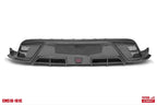 CMST - PORSCHE TAYCAN BASE / 4S DRY CARBON FIBRE REAR DIFFUSER WITH WINGLETS