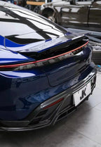 CMST - PORSCHE TAYCAN BASE / 4S DRY CARBON FIBRE REAR DIFFUSER WITH WINGLETS