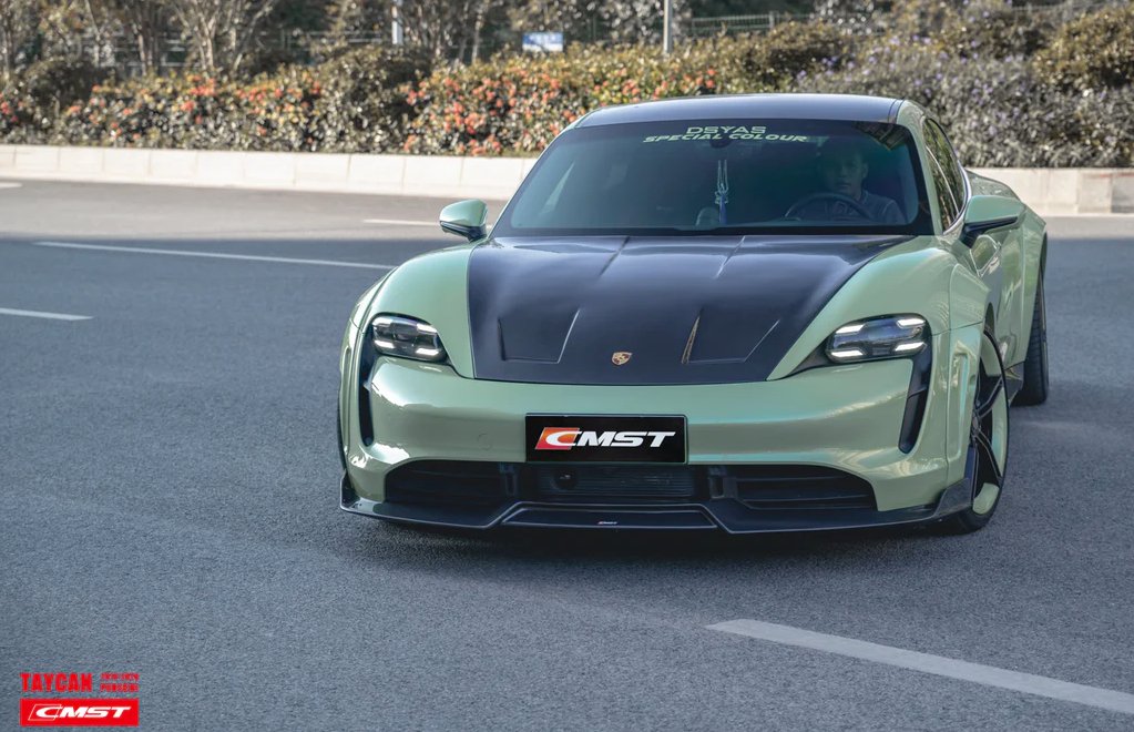 CMST - PORSCHE TAYCAN DRY CARBON FIBRE BONNET