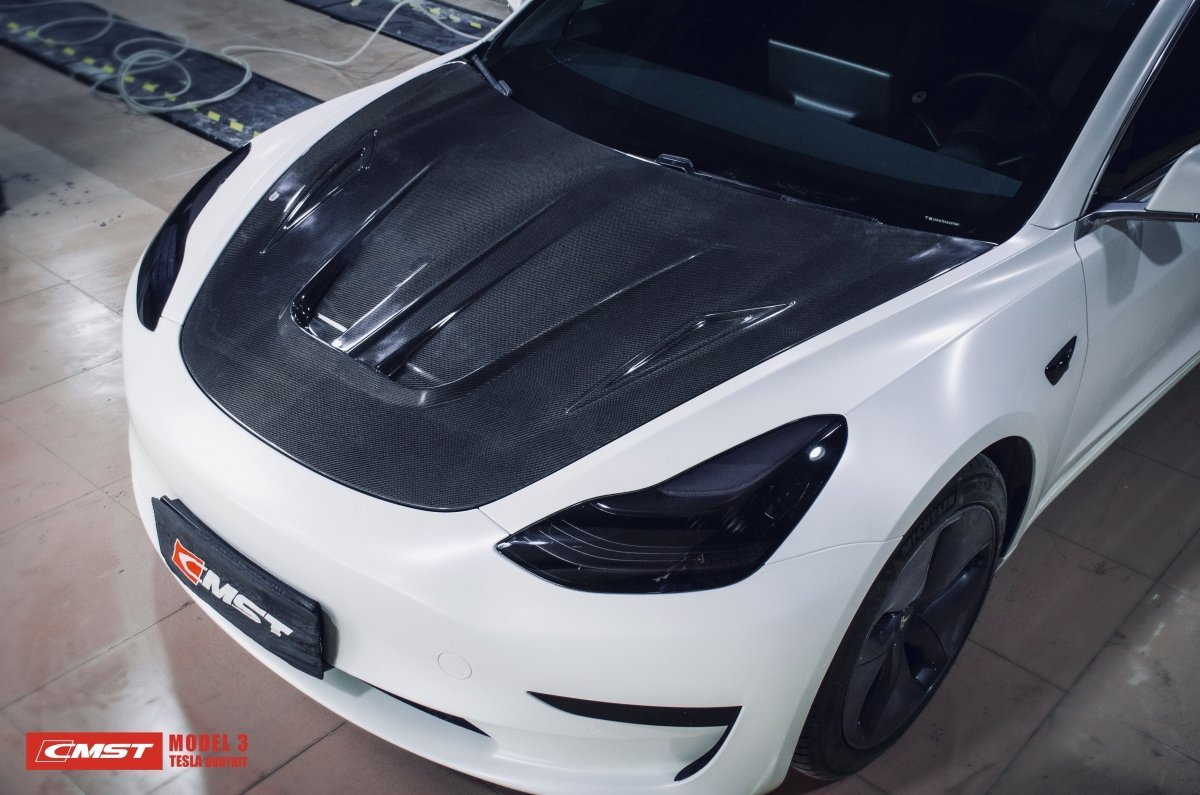 CMST - TESLA MODEL 3 CARBON FIBRE BONNET / HOOD V1