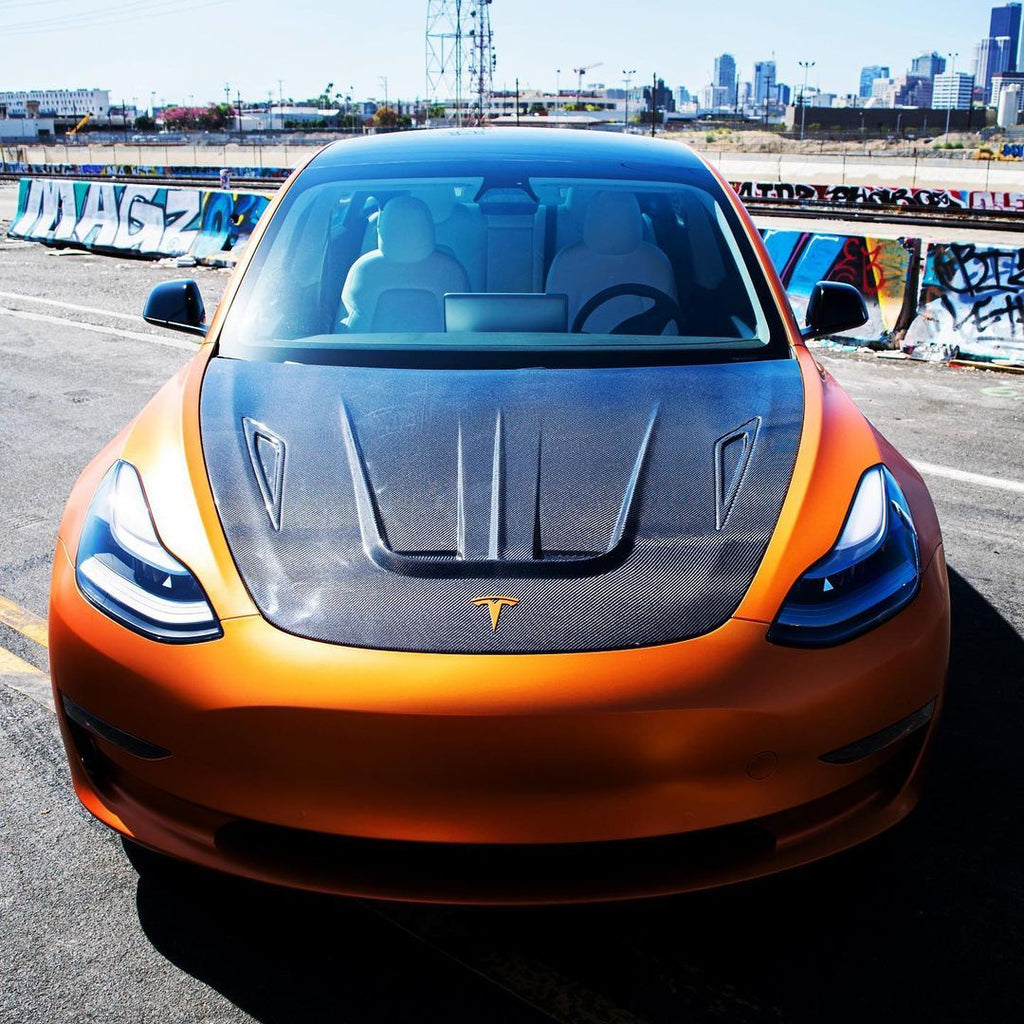 CMST - TESLA MODEL 3 CARBON FIBRE BONNET / HOOD V1