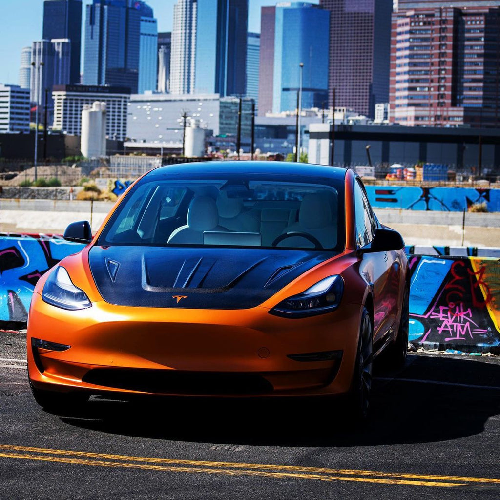 CMST - TESLA MODEL 3 CARBON FIBRE BONNET / HOOD V1