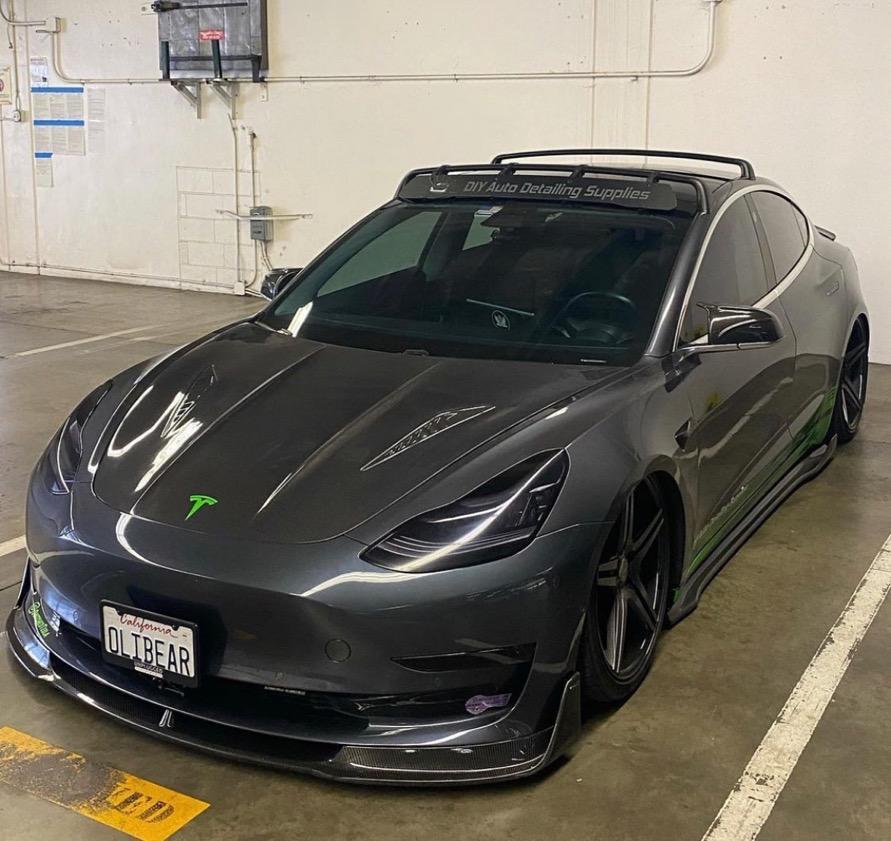 CMST - TESLA MODEL 3 CARBON FIBRE BONNET / HOOD V2
