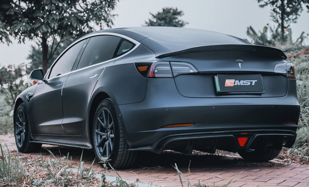 CMST - TESLA MODEL 3 CARBON FIBRE DIFFUSER V2
