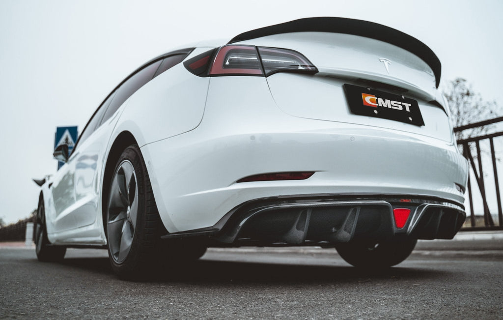 CMST - TESLA MODEL 3 CARBON FIBRE DIFFUSER V2