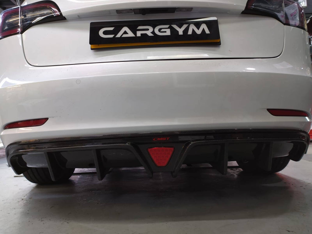 CMST - TESLA MODEL 3 CARBON FIBRE DIFFUSER V2
