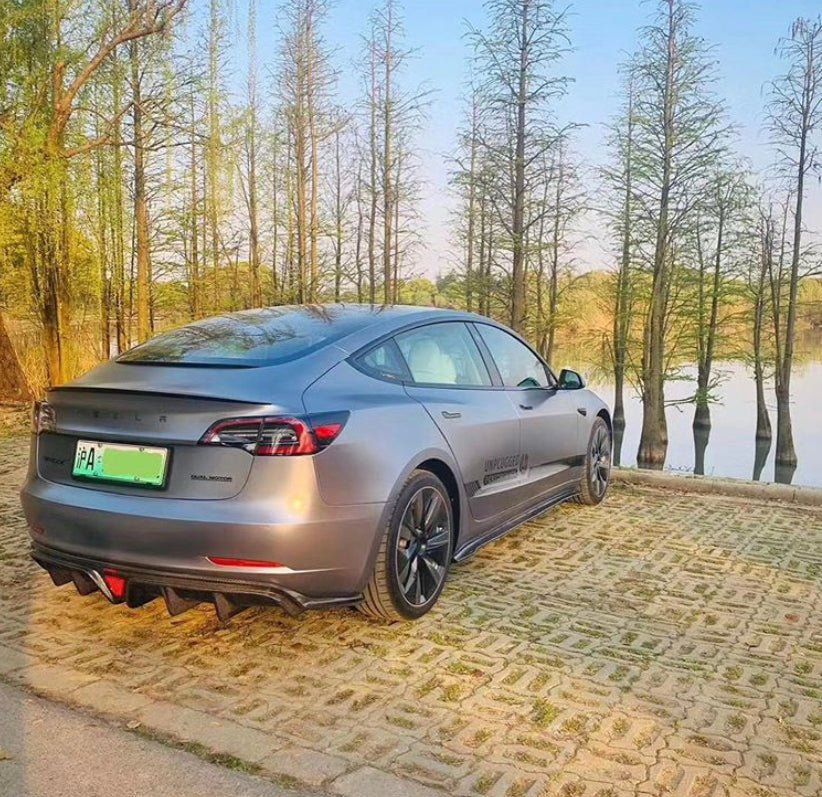 CMST - TESLA MODEL 3 CARBON FIBRE DIFFUSER V2