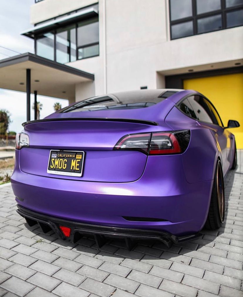 CMST - TESLA MODEL 3 CARBON FIBRE DIFFUSER V2