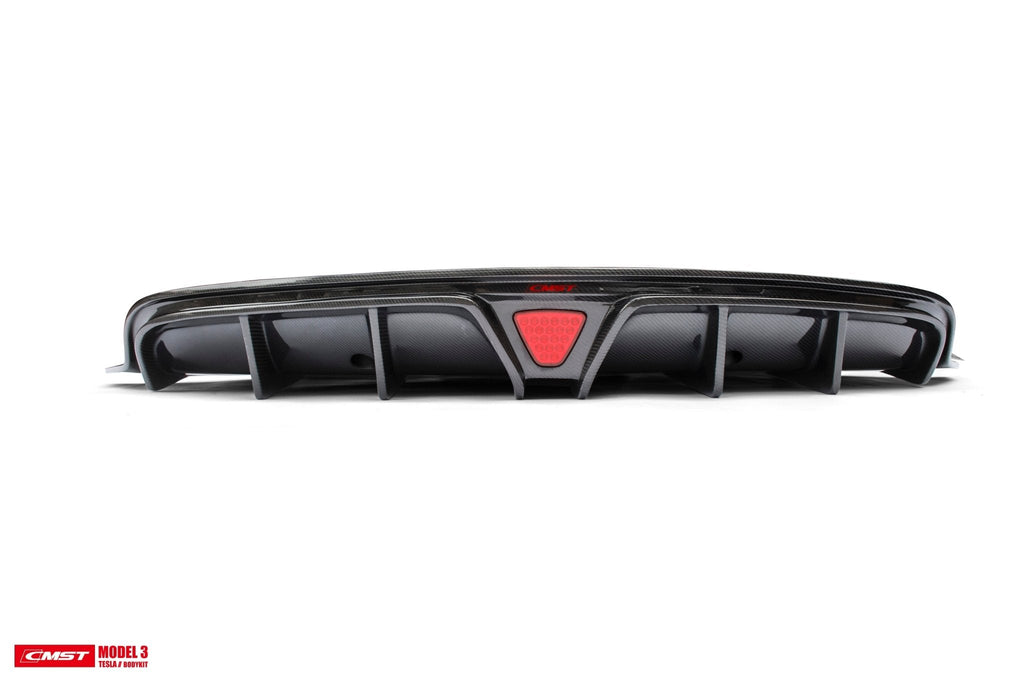 CMST - TESLA MODEL 3 CARBON FIBRE DIFFUSER V2