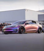 CMST - TESLA MODEL 3 CARBON FIBRE GLASS TRANSPARENT BONNET / HOOD V1