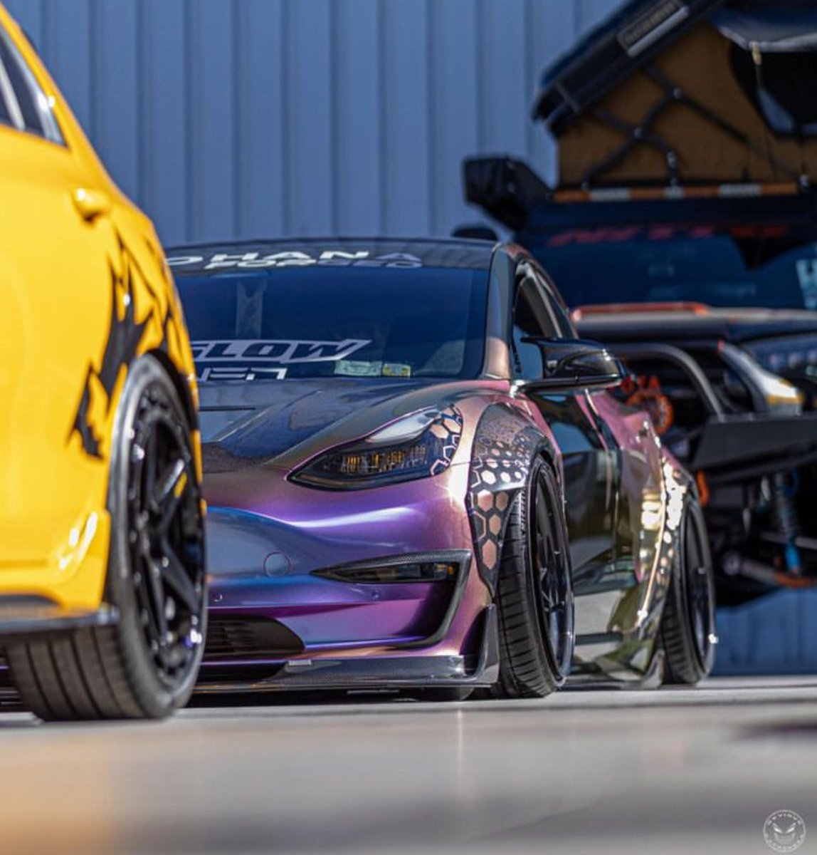 CMST - TESLA MODEL 3 CARBON FIBRE GLASS TRANSPARENT BONNET / HOOD V1