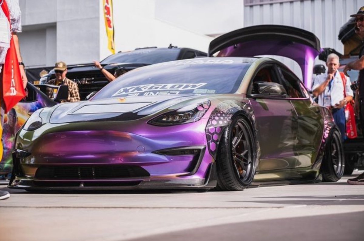 CMST - TESLA MODEL 3 CARBON FIBRE GLASS TRANSPARENT BONNET / HOOD V1