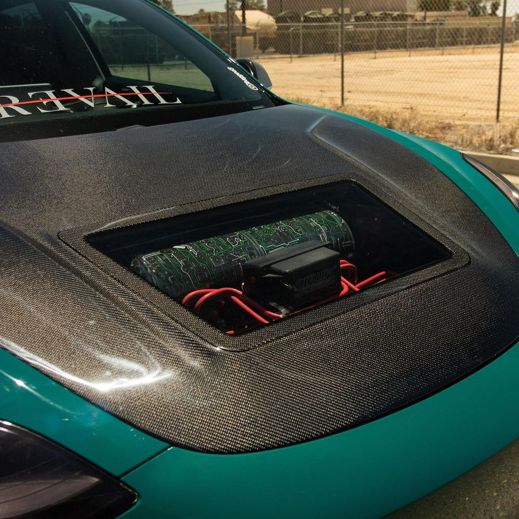 CMST - TESLA MODEL 3 CARBON FIBRE GLASS TRANSPARENT BONNET / HOOD V1