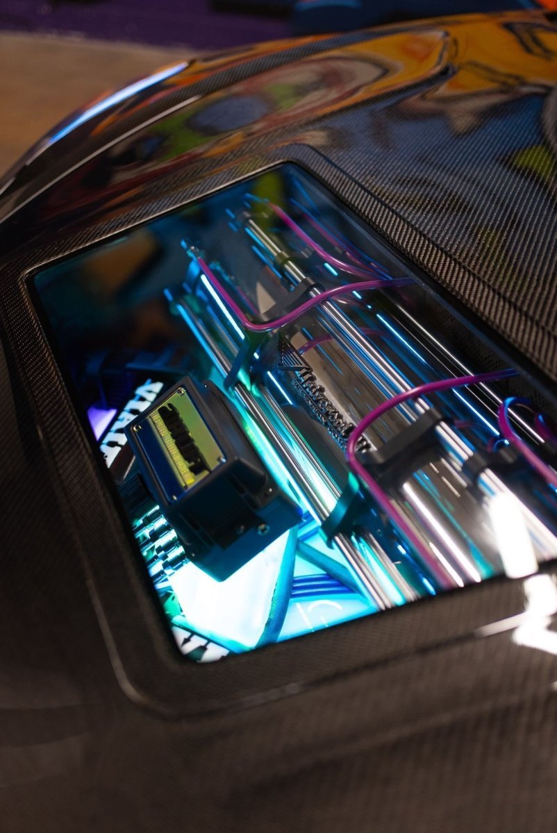 CMST - TESLA MODEL 3 CARBON FIBRE GLASS TRANSPARENT BONNET / HOOD V1