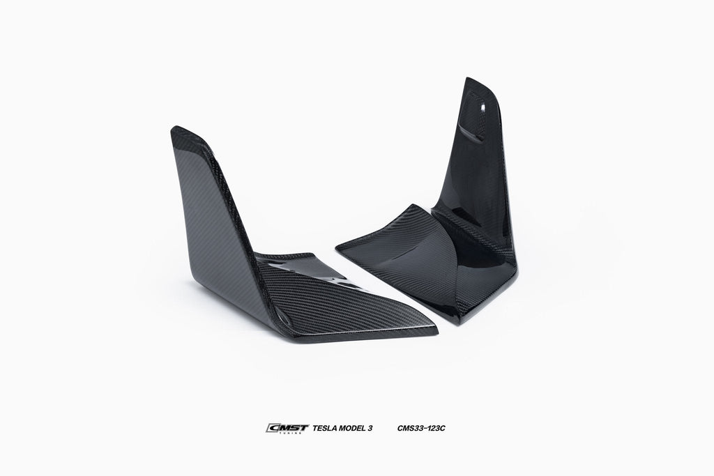 CMST - TESLA MODEL 3 HIGHLAND 2024+ CARBON FIBRE REAR DIFFUSER & CANARDS